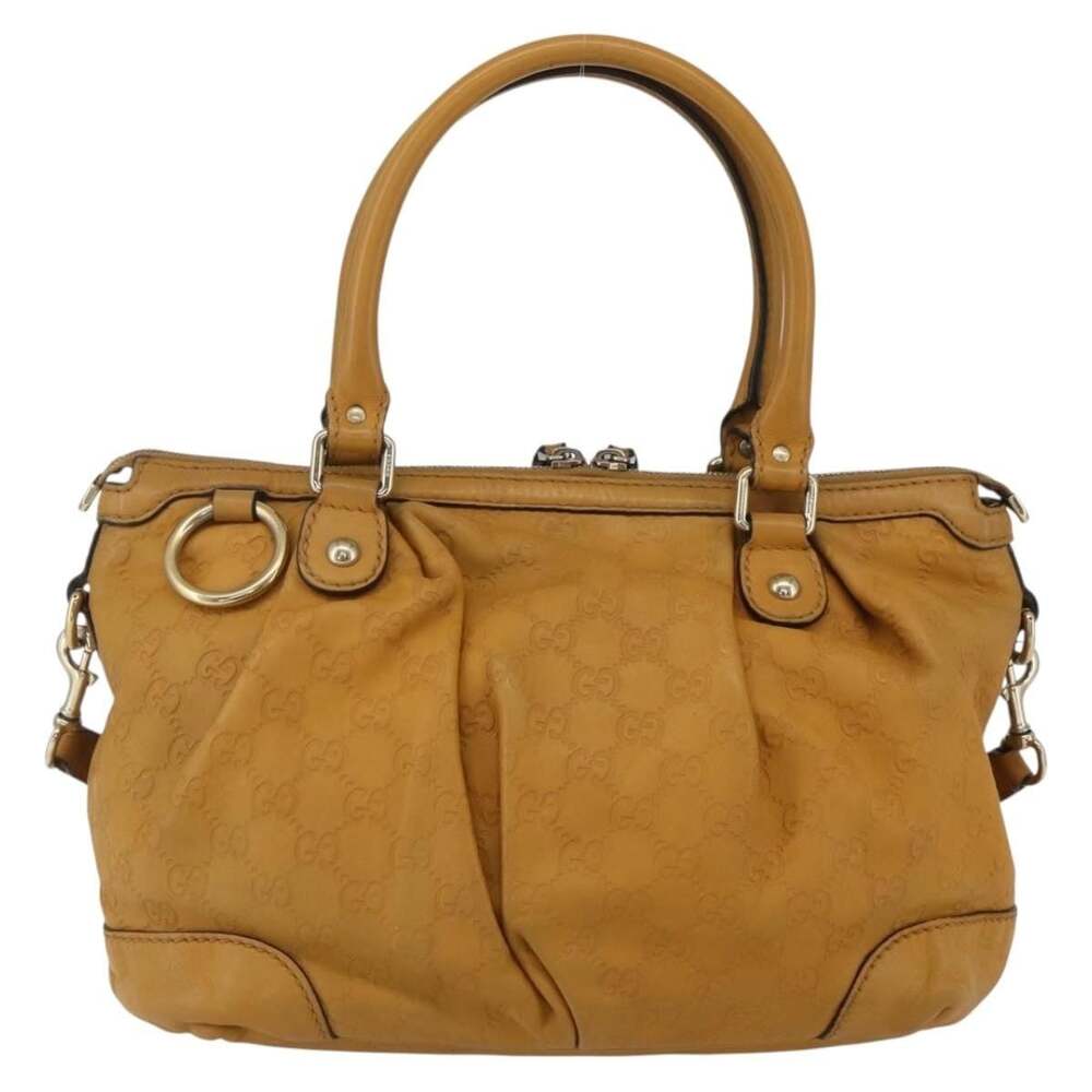 Gucci GG Canvas Guccissima Sukey Bag Yellow